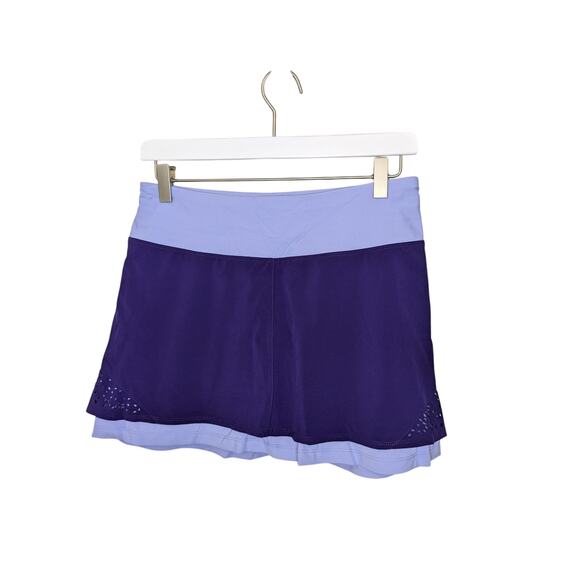 Title Nine Nimblene Skort Athletic Pickleball Tennis Skirt Purple Women Sz Small - Picture 1 of 7